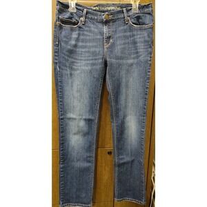 LEVI'S 424 JUNIOR Size‎ 11 STRAIGHT FIT Low-RISE STRETCH COTTON DENIM JEANS